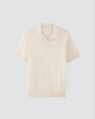 The No-Sweat Polo | Heathered Canvas