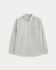 Oversized Oxford Shirt | Grey
