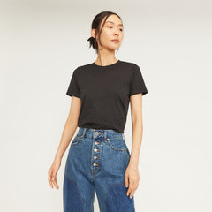 The Organic Cotton Crew Tee | Black