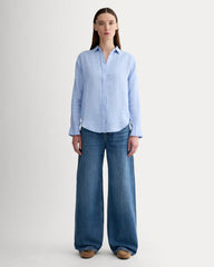 The Must-Have Shirt in Linen | Light Blue