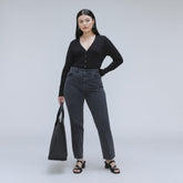 The '90s Cheeky Hourglass Jean | Washed Black | 28.5" Inseam