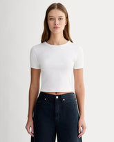 The '90s Rib Tee | White