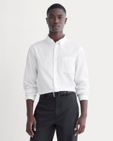 Washed Poplin Shirt | White