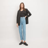 The Rigid Way-High® Jean | Light Painterly Strokes | 27.5" Inseam
