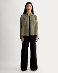 The Boxy Overshirt in Buttersoft | Kalamata
