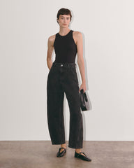 The Cutaway Tank Bodysuit | Black | Thong