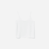 The Washable Clean Silk Cami | Grey White