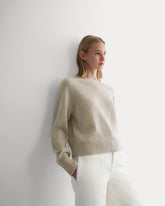 The Boxy Crew in Cashmere | Canvas