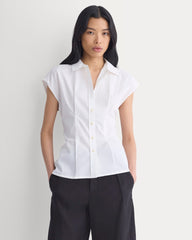 Muscle Shirt in Lightweight Cotton | White