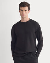 Thermal Crew in Cozy Waffle | Black