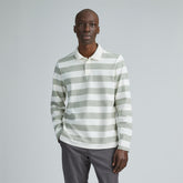 The Premium-Weight Rugby Shirt | Seagrass / Canvas Tan