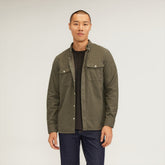 The Brushed Flannel Shirt | Heathered Thyme