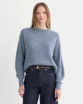 The Cocoon Crew in Alpaca | Heather Sage Blue