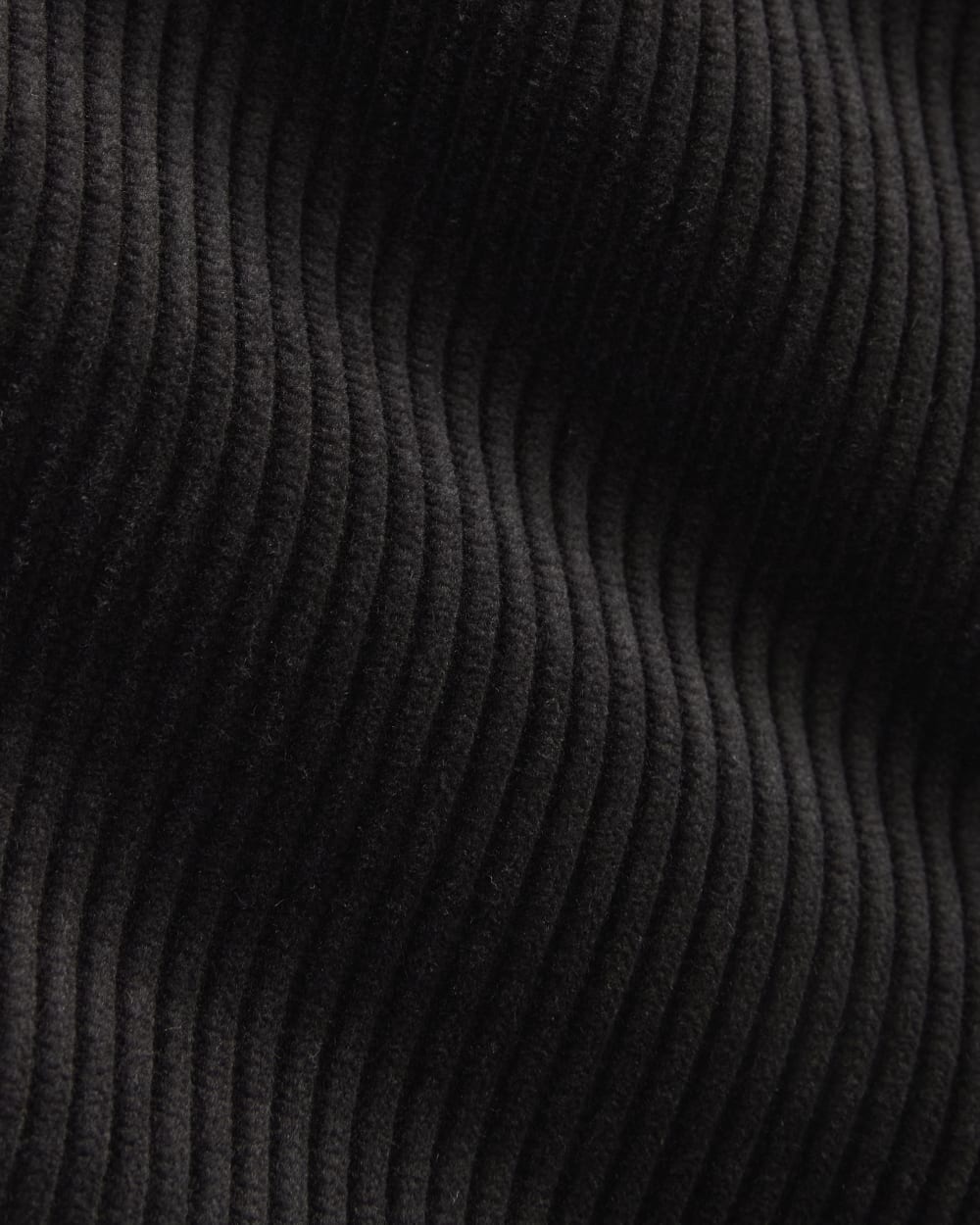 Wide Wale Corduroy Shirt | Black