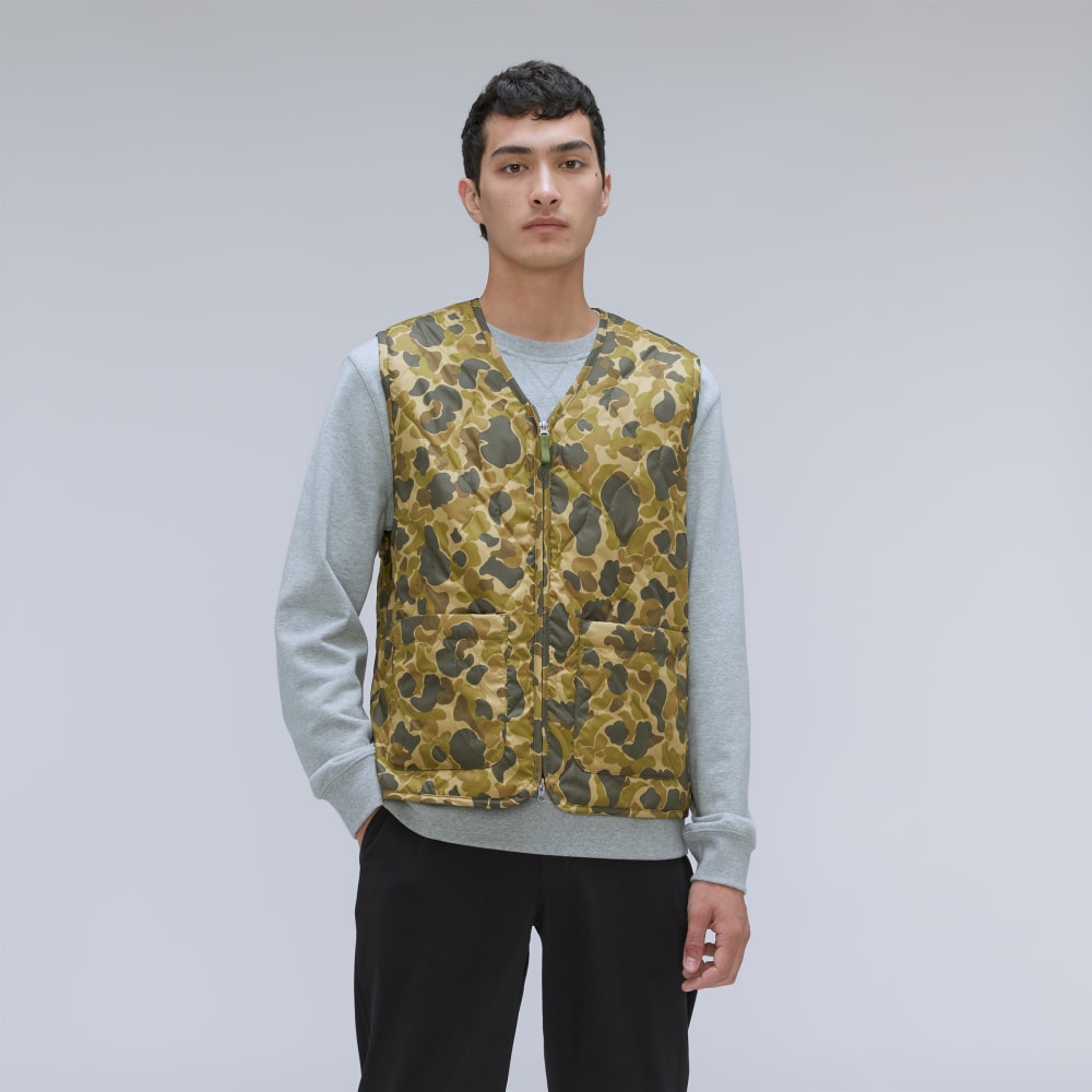 The ReNew Liner Vest | Fennel Seed Camo