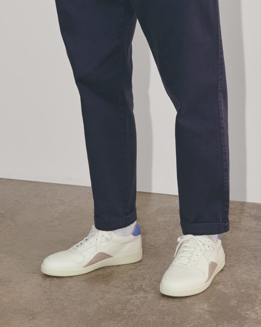 The Court Sneaker | Canvas Tan / Bluebell / Trench Coat