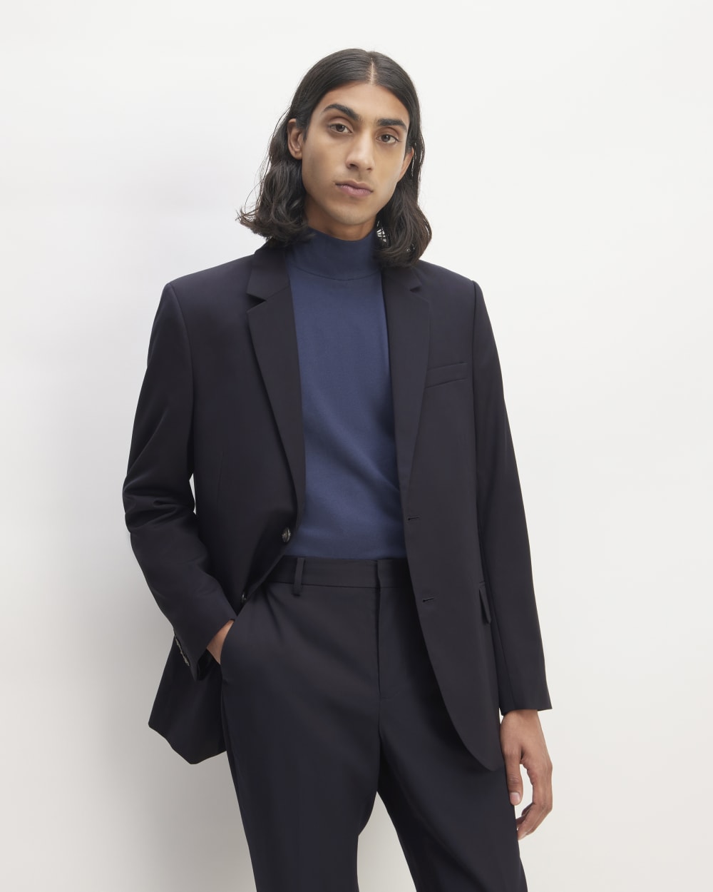 The Italian Wool Jacket |  Navy