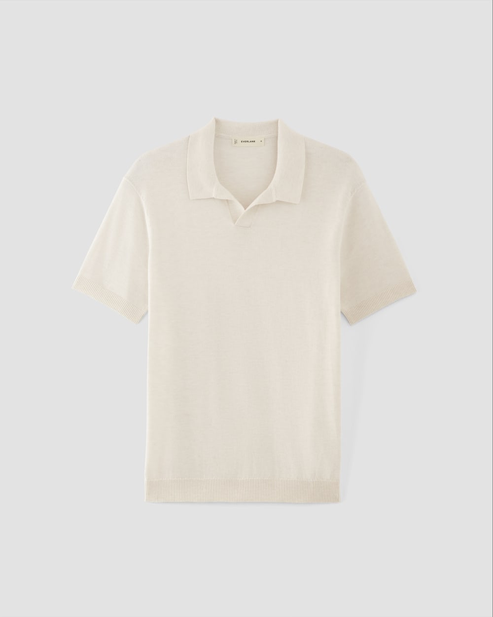 The No-Sweat Polo | Heathered Canvas