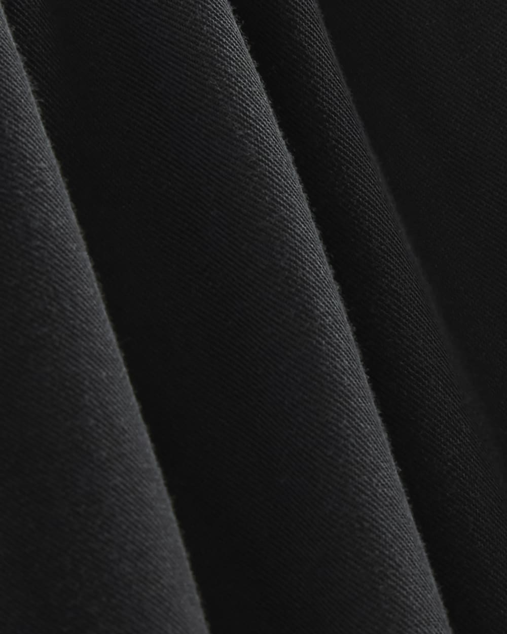 The Pleated Slip Dress in Butterlite | Black