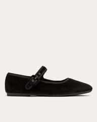 The Day Buckle Mary Jane | Black Velvet