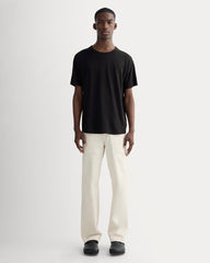 The Cotton Linen Tee | Black