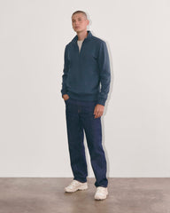 The Off-Duty Terry Quarter-Zip | Midnight Navy