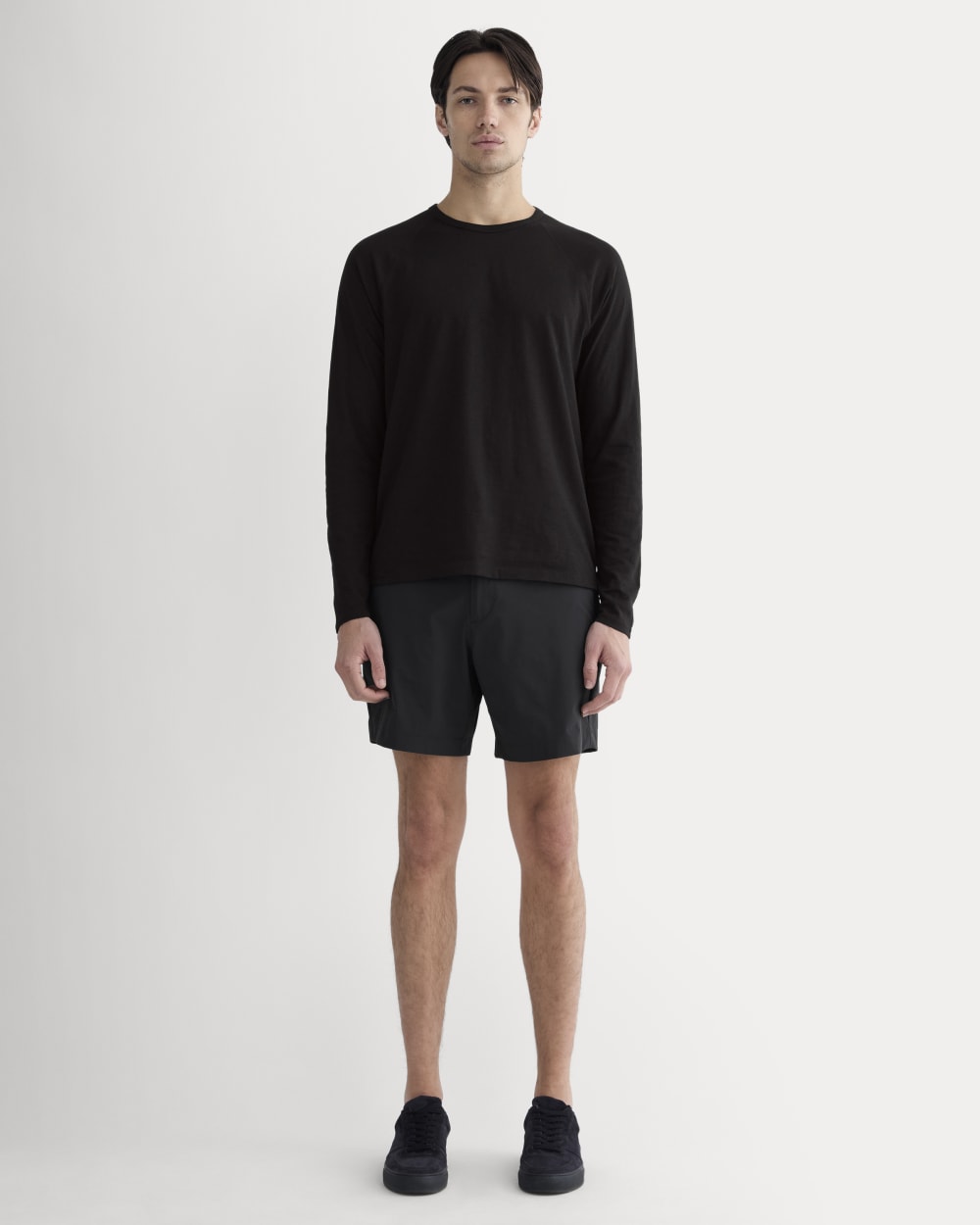 The Rec Long-Sleeve Crew | Black