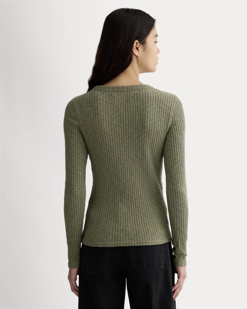 The Cozy Rib Long-Sleeve Tee | Kalamata