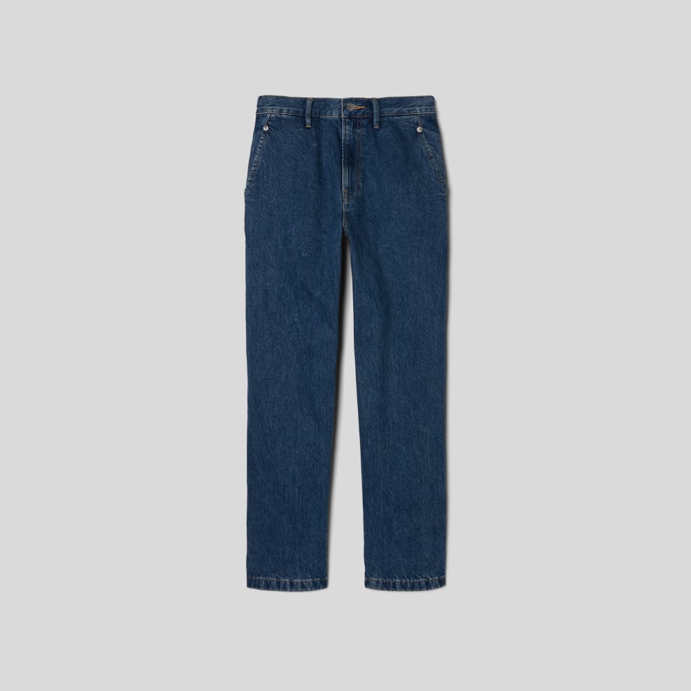 The Cinch Back Utility Jean | Vibrant Blue