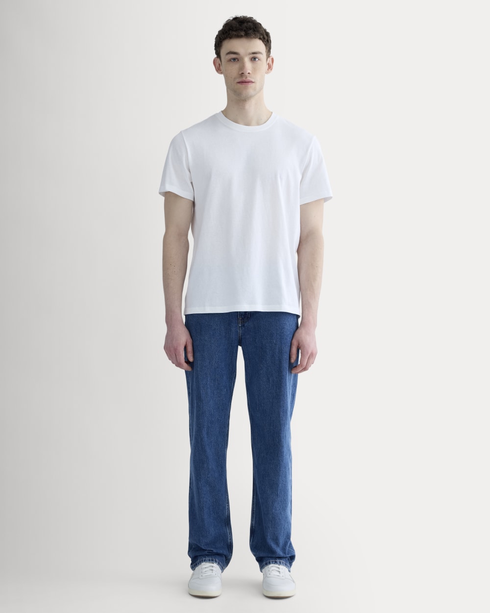 The Premium-Weight Crew | Uniform | White