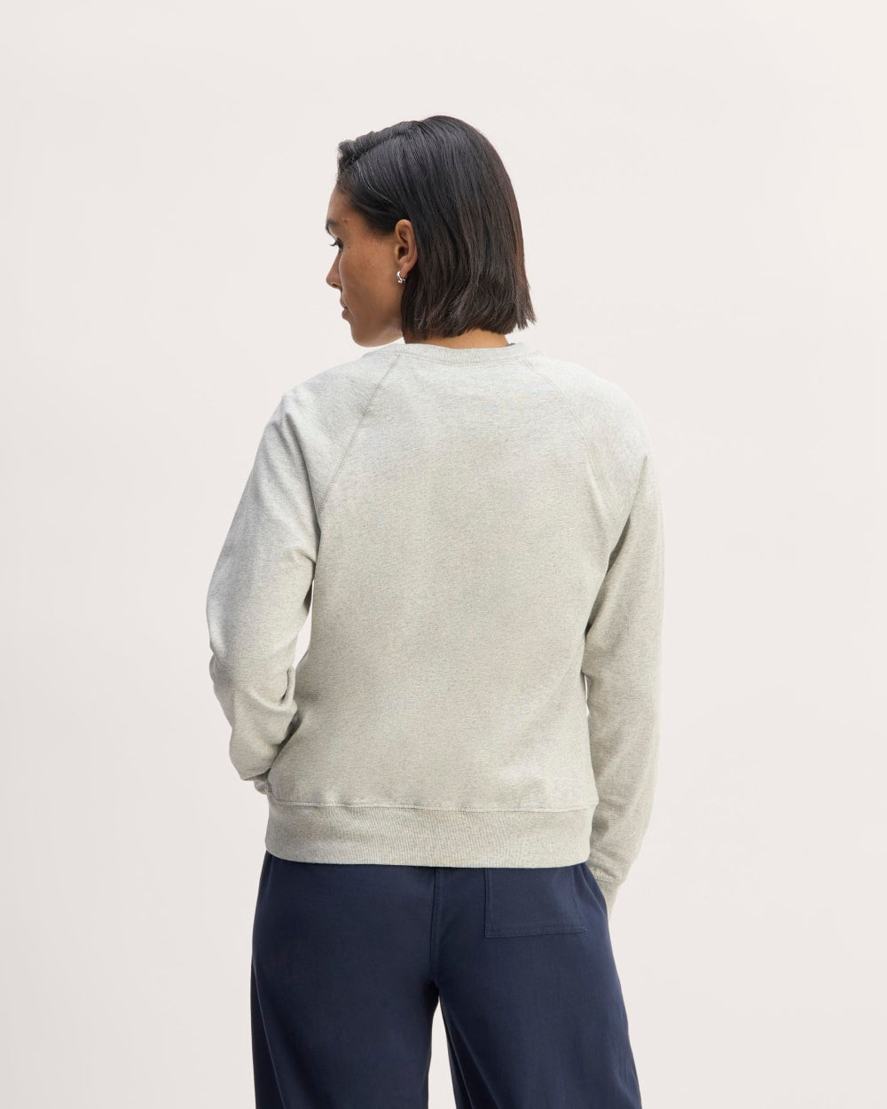 The Off-Duty Long-Sleeve Tee | Pale Heather Grey