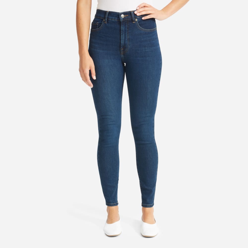 The Authentic Stretch High-Rise Skinny | Dark Blue Wash | 28.5" Inseam