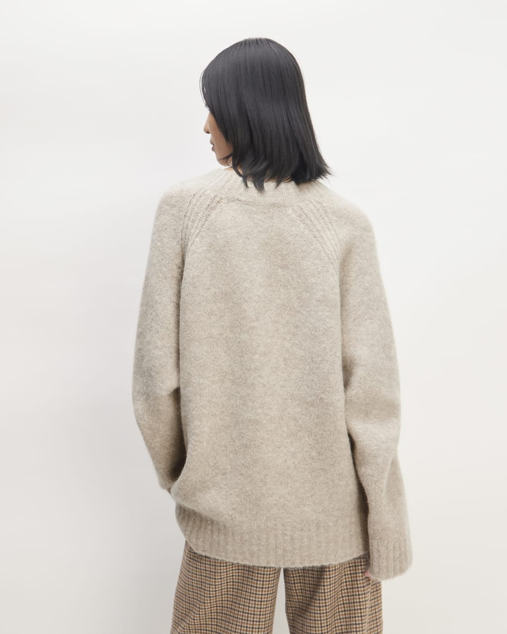 The SuperFuzz Alpaca Crew | Light Oat