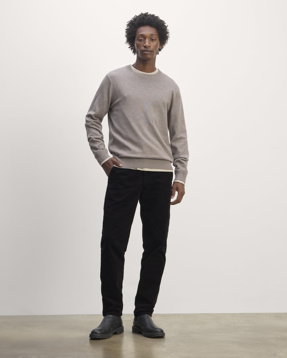 The Corduroy Trouser | Black