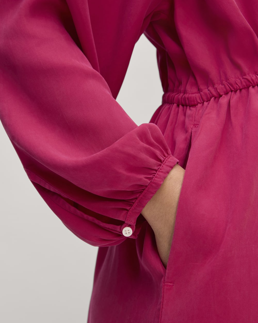 The TENCEL™ Gathered Maxi Dress | Red Currant