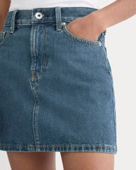 The Denim Mini Skirt | Deep Atlantic