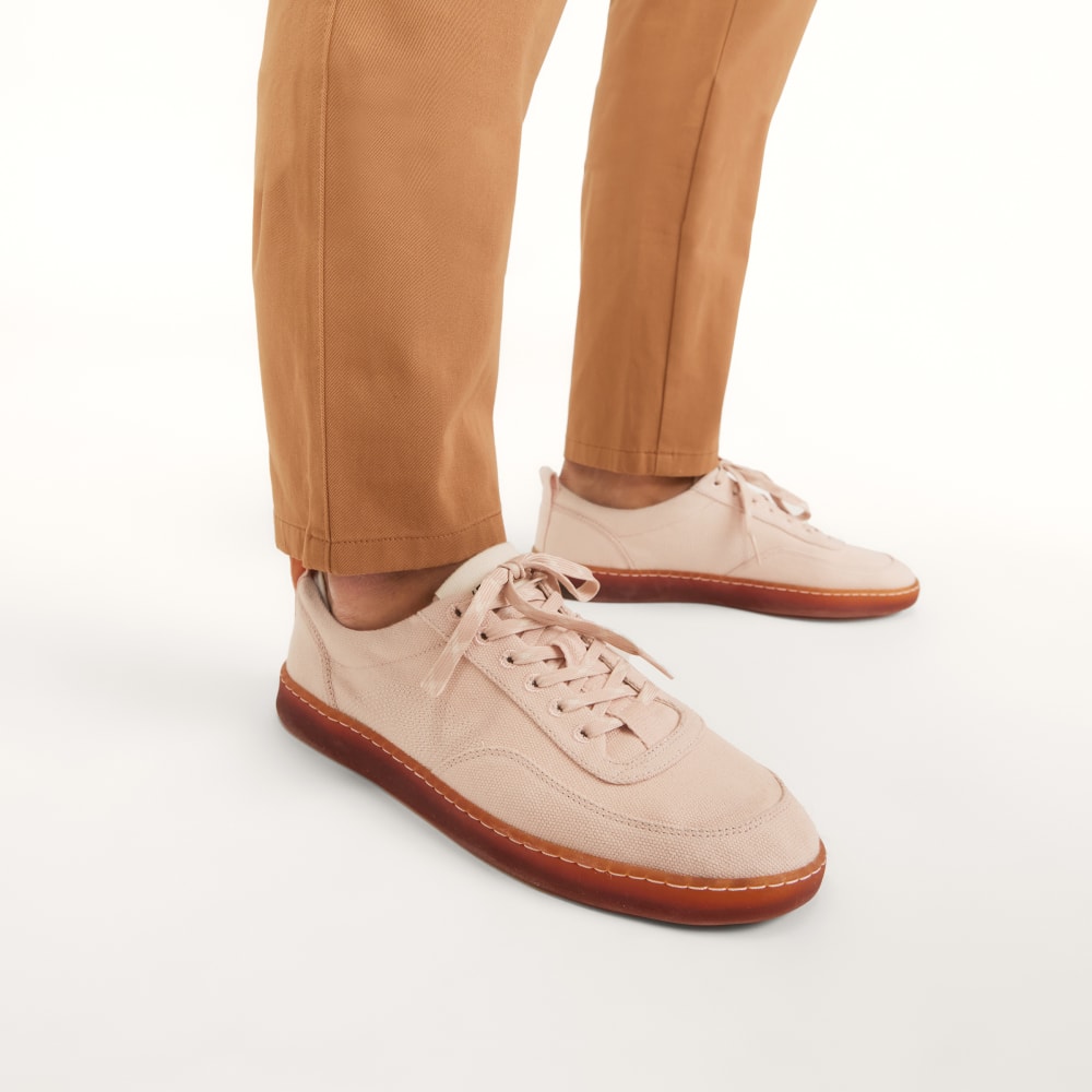 The Tread-Bare Sneaker | Pale Pink