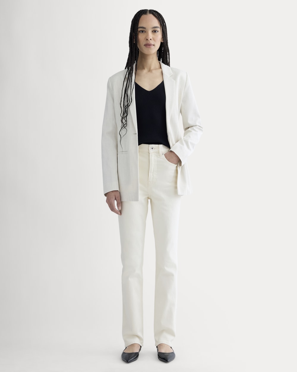 The Way-High® Slim Jean | Calico Ecru | 31" Inseam