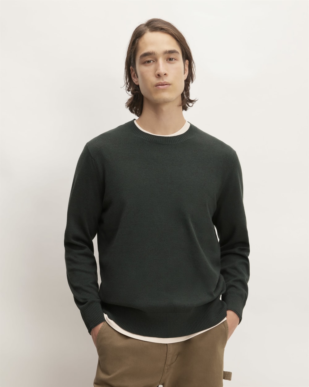 The No-Sweat Sweater | Uniform | Scarab / Black Twist
