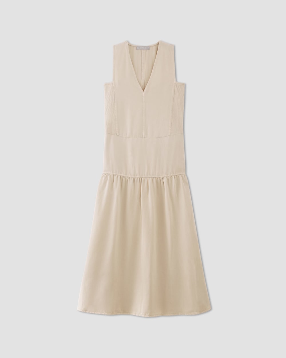 The TENCEL™ V-Neck Dress | Whisper Pink
