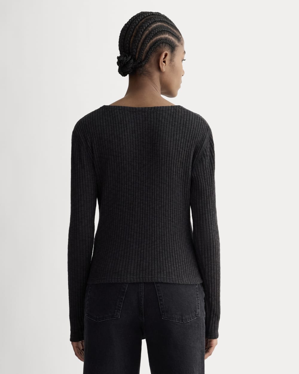The Cozy Rib Cardigan | Black