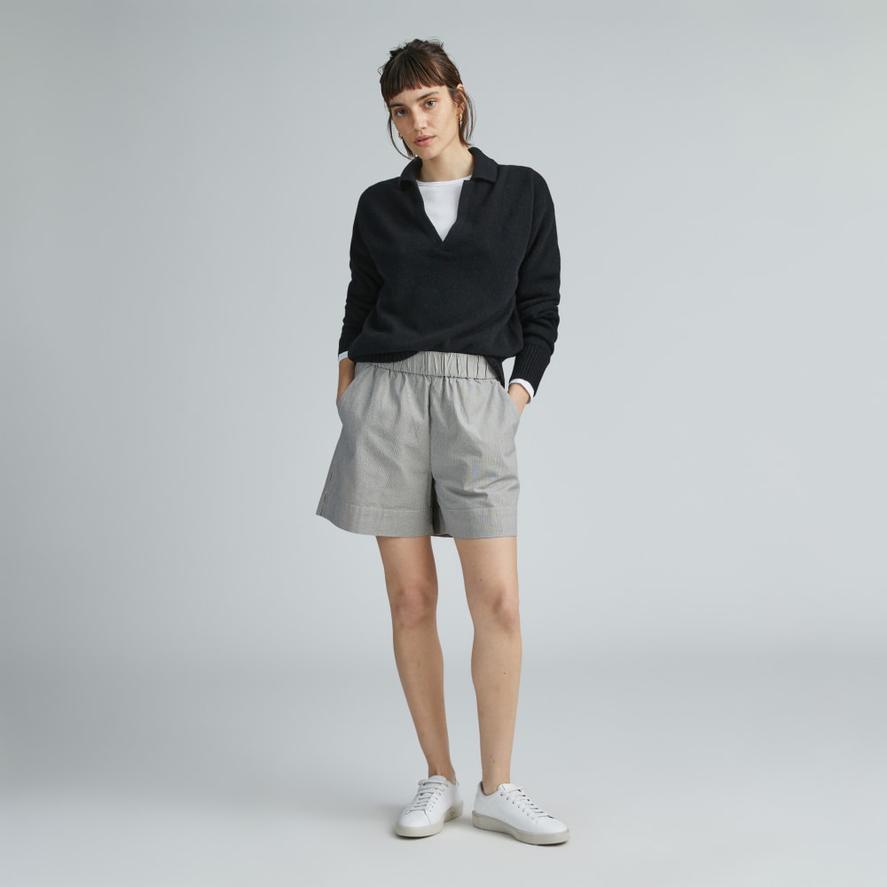The Easy Short | Canvas Tan / Navy
