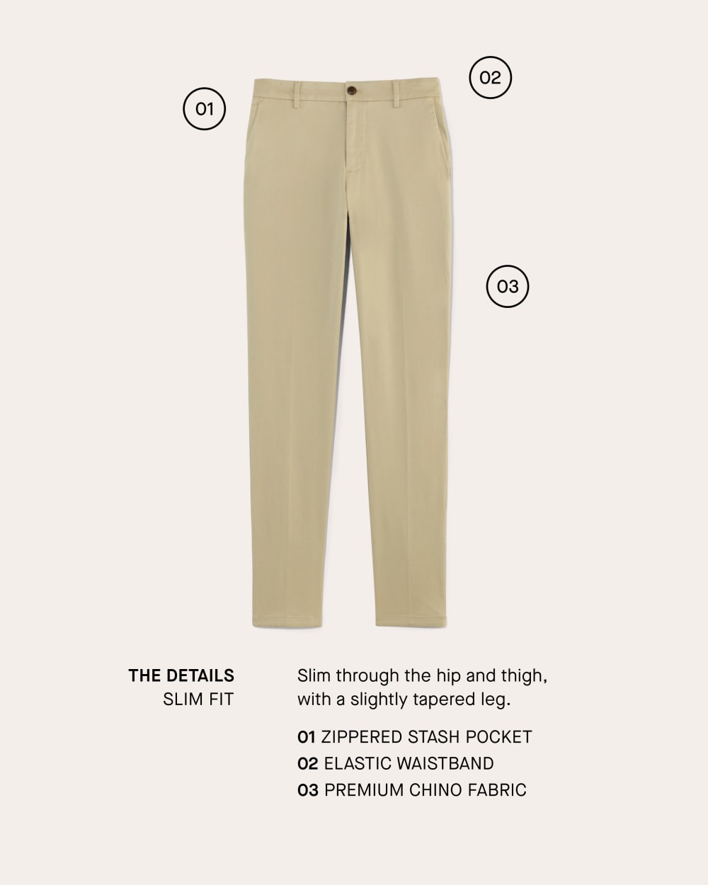 The Transit Chino | Deep Navy | Slim
