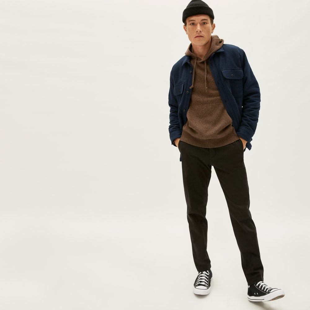 The ReNew Fleece-Lined Heavyweight Overshirt | Deep Navy
