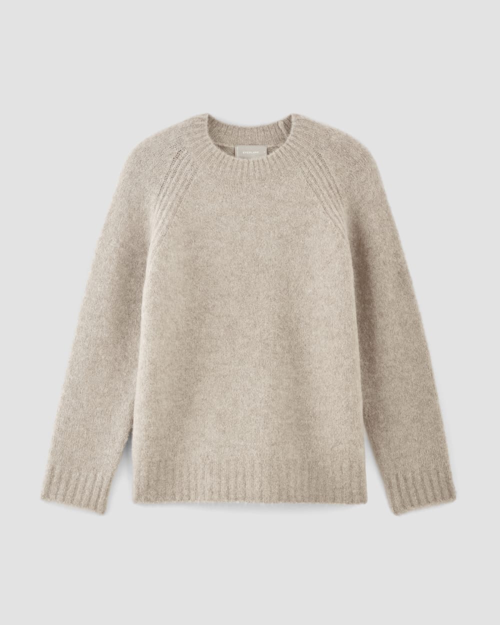The SuperFuzz Alpaca Crew | Light Oat