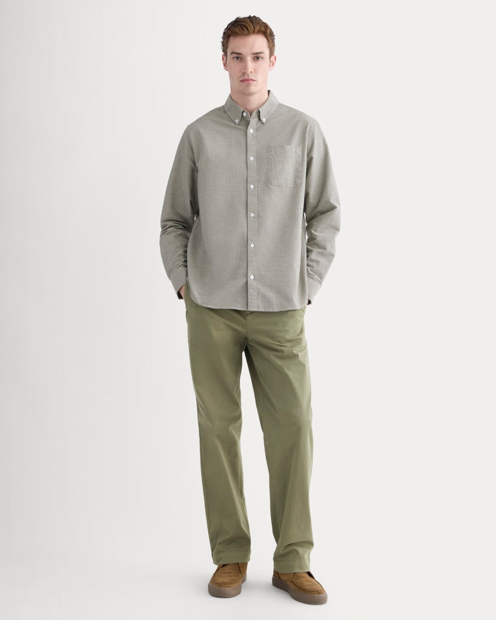 The Classic Oxford Shirt | Forest Night Gingham | Standard