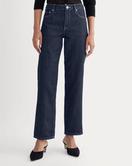 Low-Rise Straight Jean | Tungsten Rinse