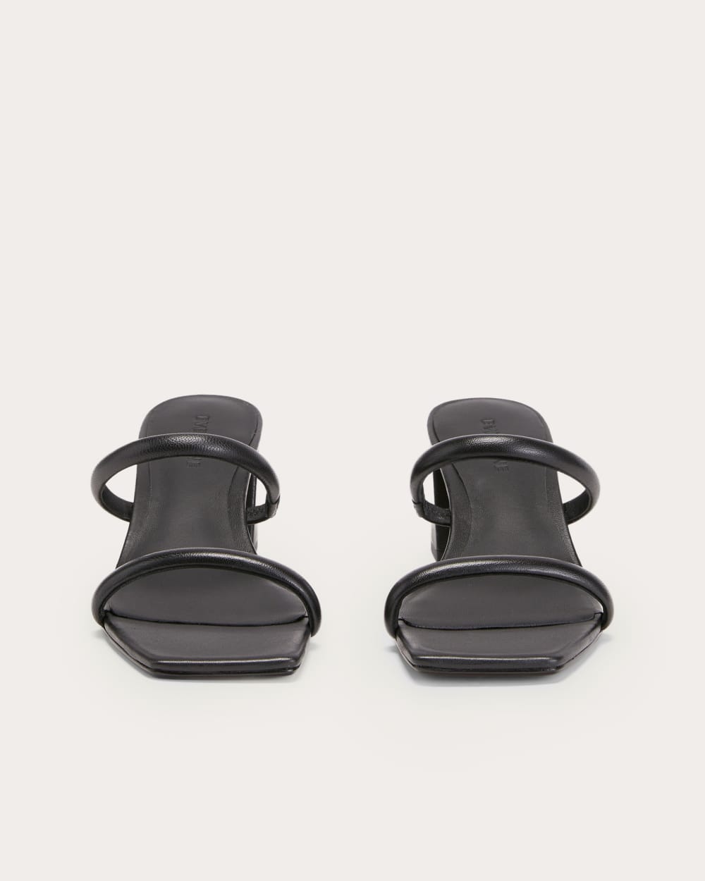 The Double Strap Heel | Black