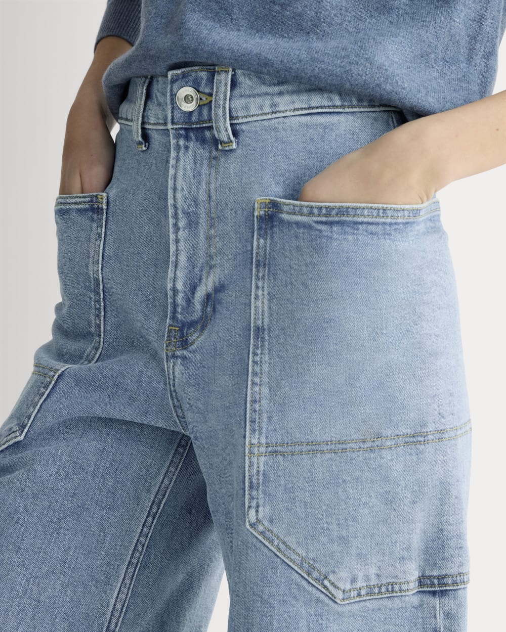 The Way-High® Gardener Cropped Jean | Shallow Beach