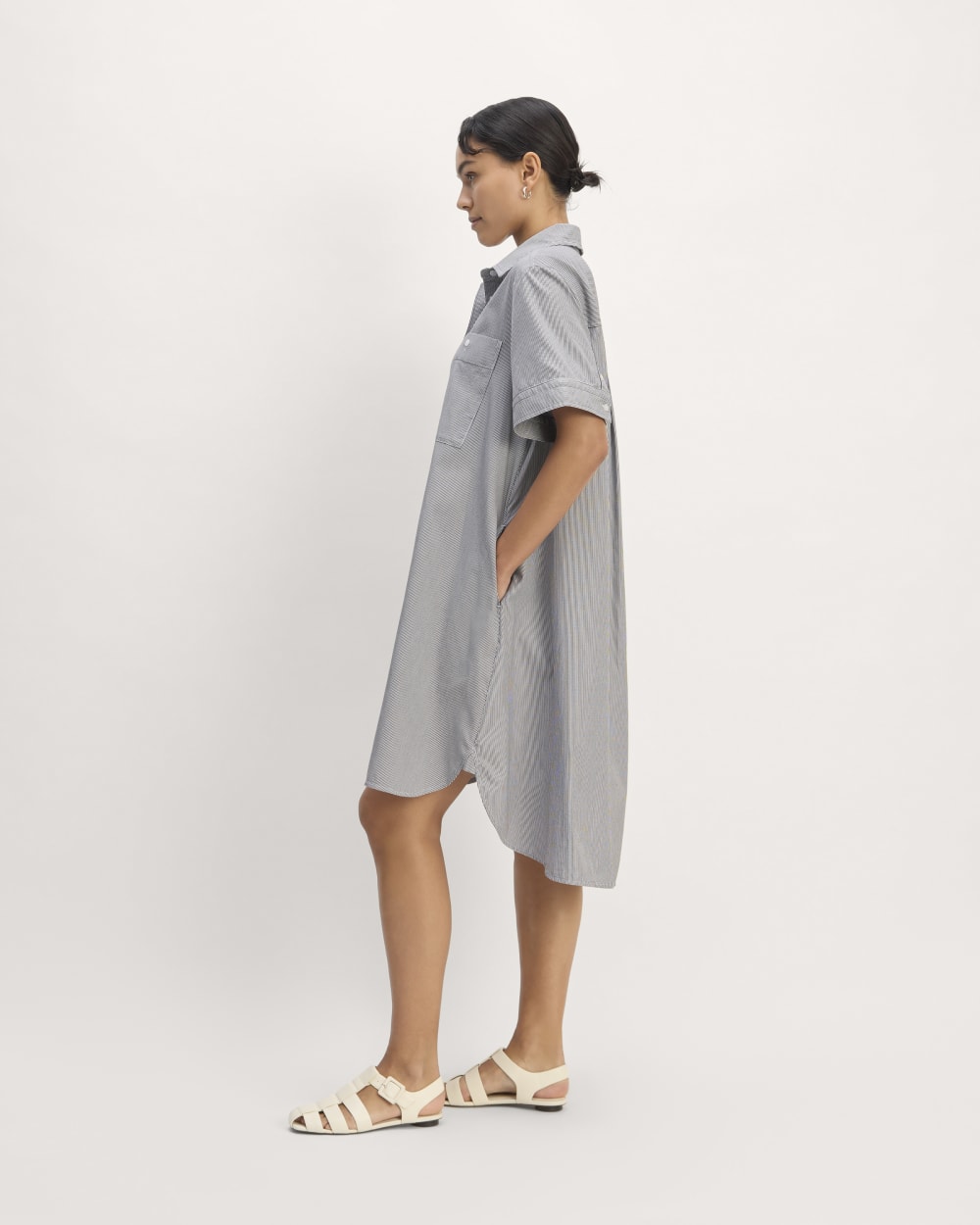 The Daytripper Dress | White / Black